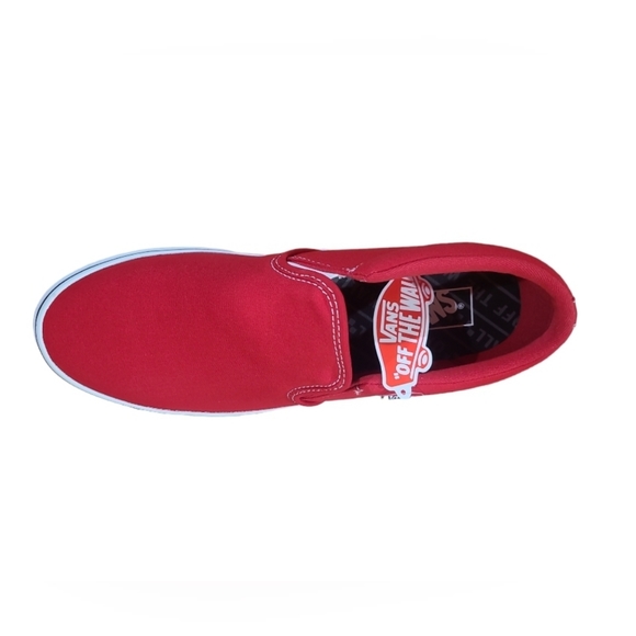 New Vans Asher Men's Canvas Checker Race Sidewall Race Slip On Skate Sneakers … - Picture 7 of 8